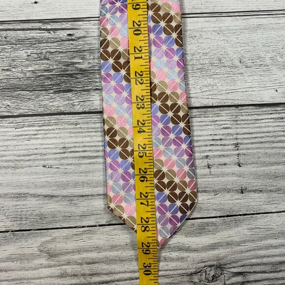 Ted Baker London 100% Silk Circle Print Tie - Picture 8 of 8